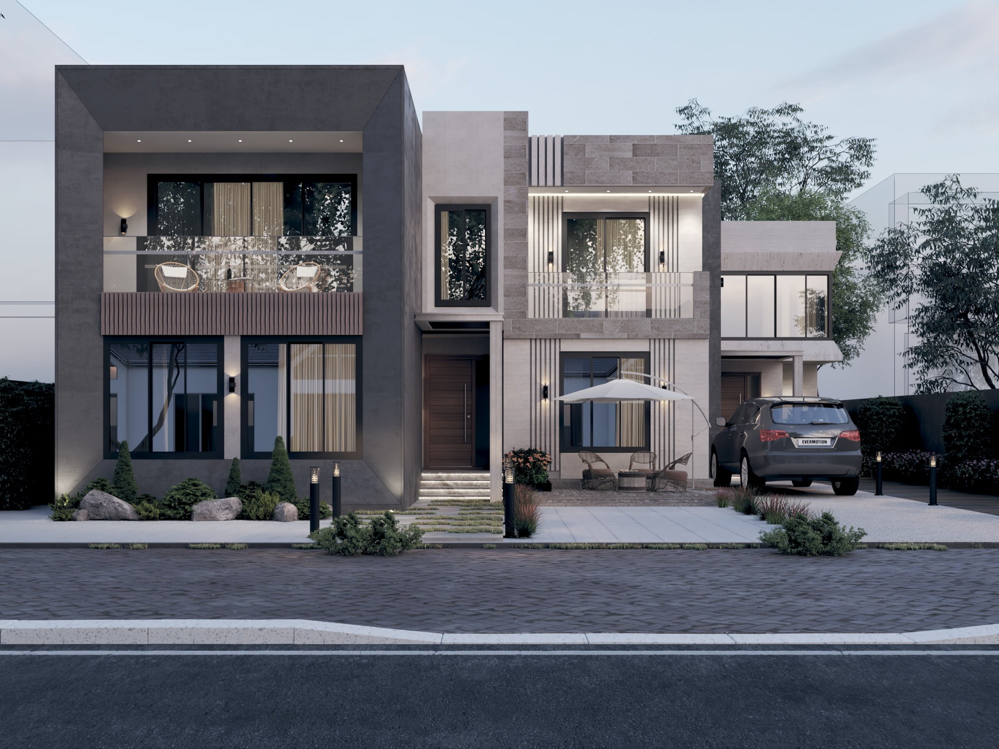 villa exterior design