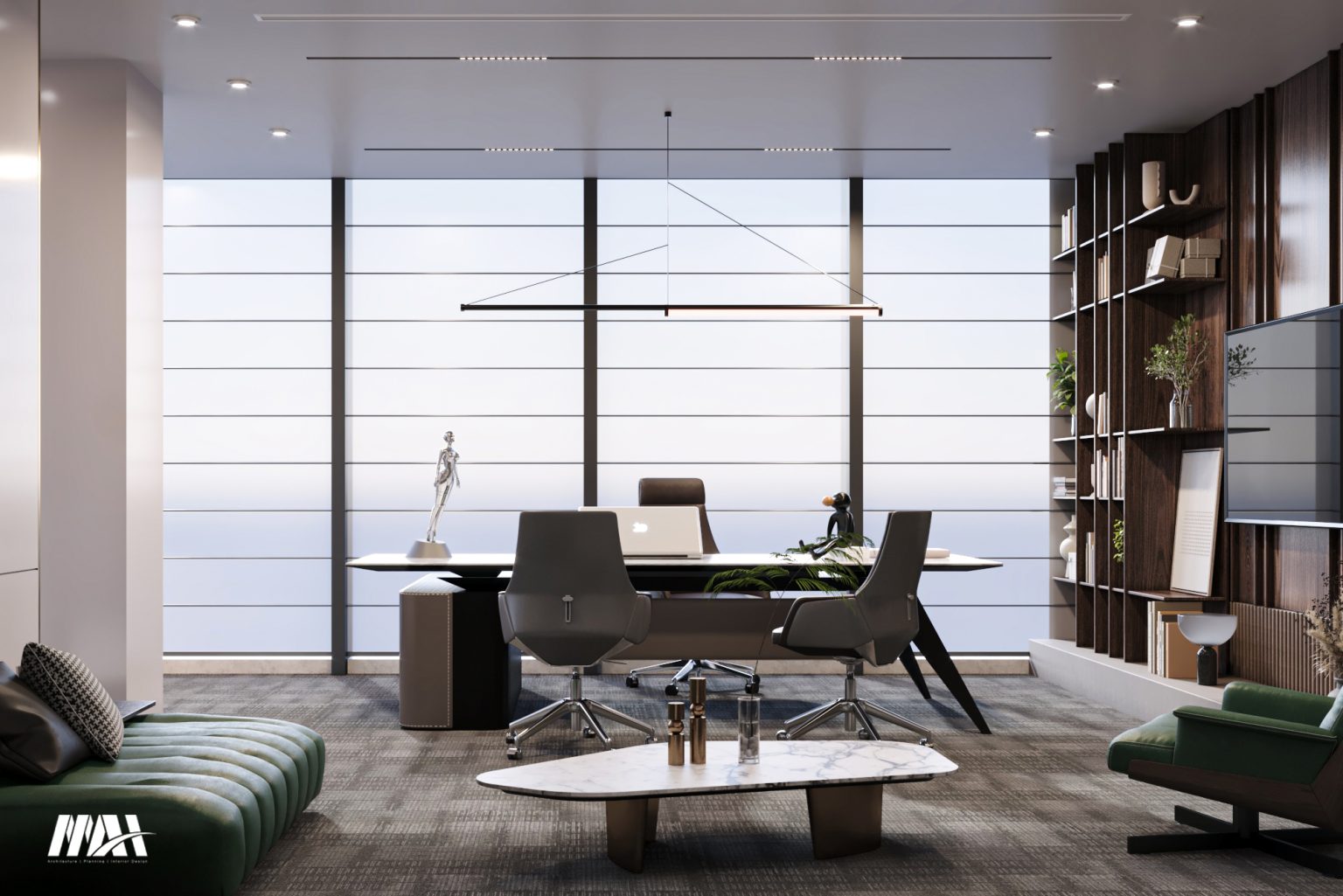 MODERN ADMIN OFFICE DESIGN - MAH Designs