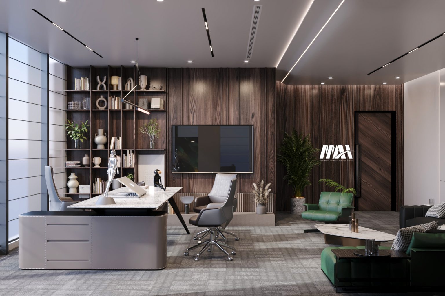 MODERN ADMIN OFFICE DESIGN - MAH Designs