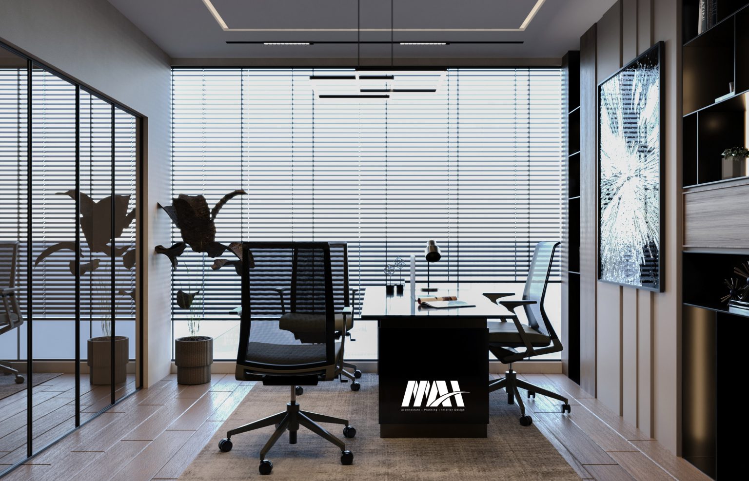 MODERN ADMIN OFFICE DESIGN - MAH Designs