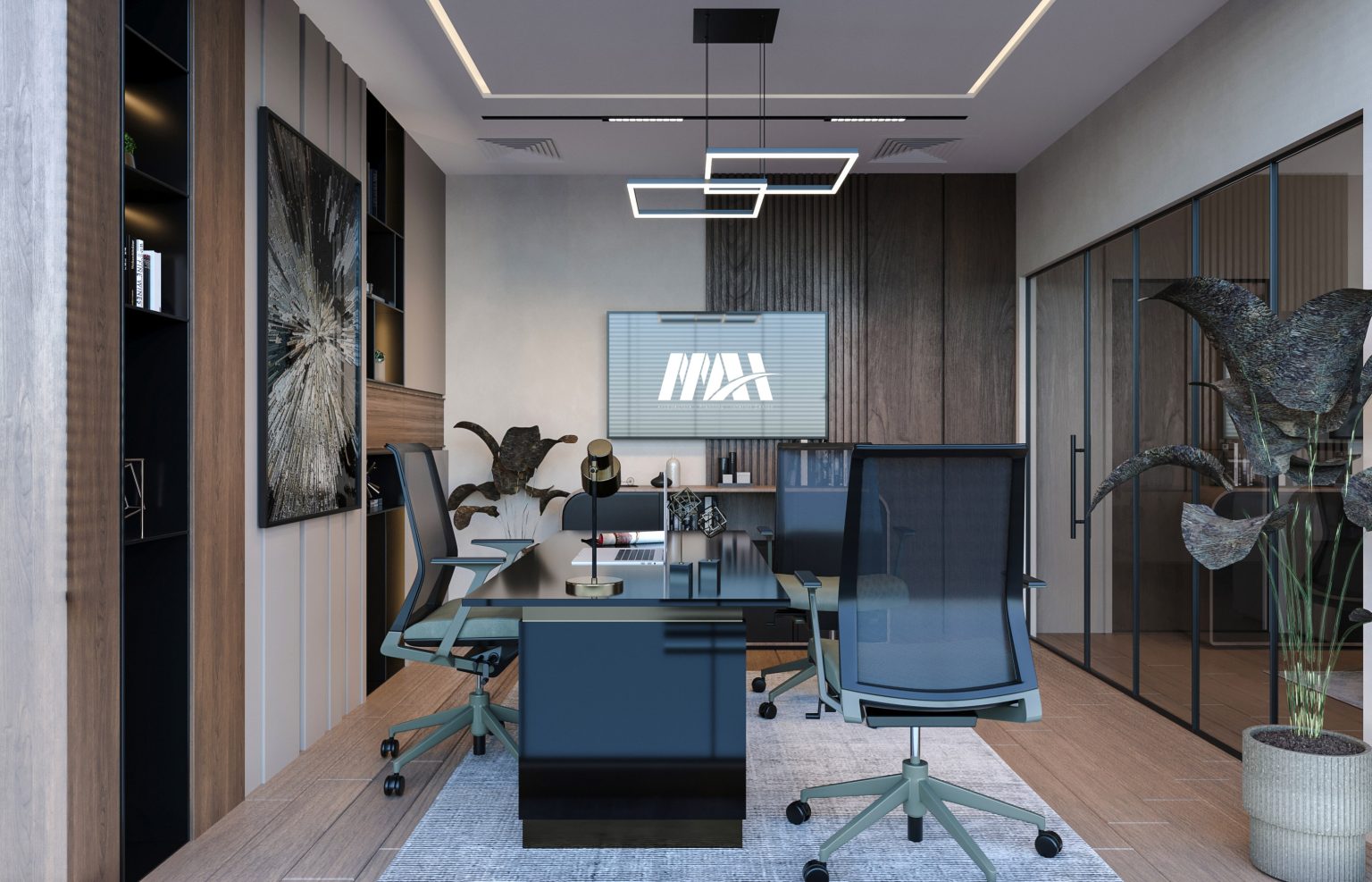MODERN ADMIN OFFICE DESIGN - MAH Designs