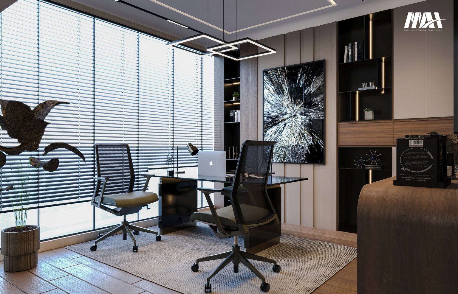 MODERN ADMIN OFFICE DESIGN - MAH Designs